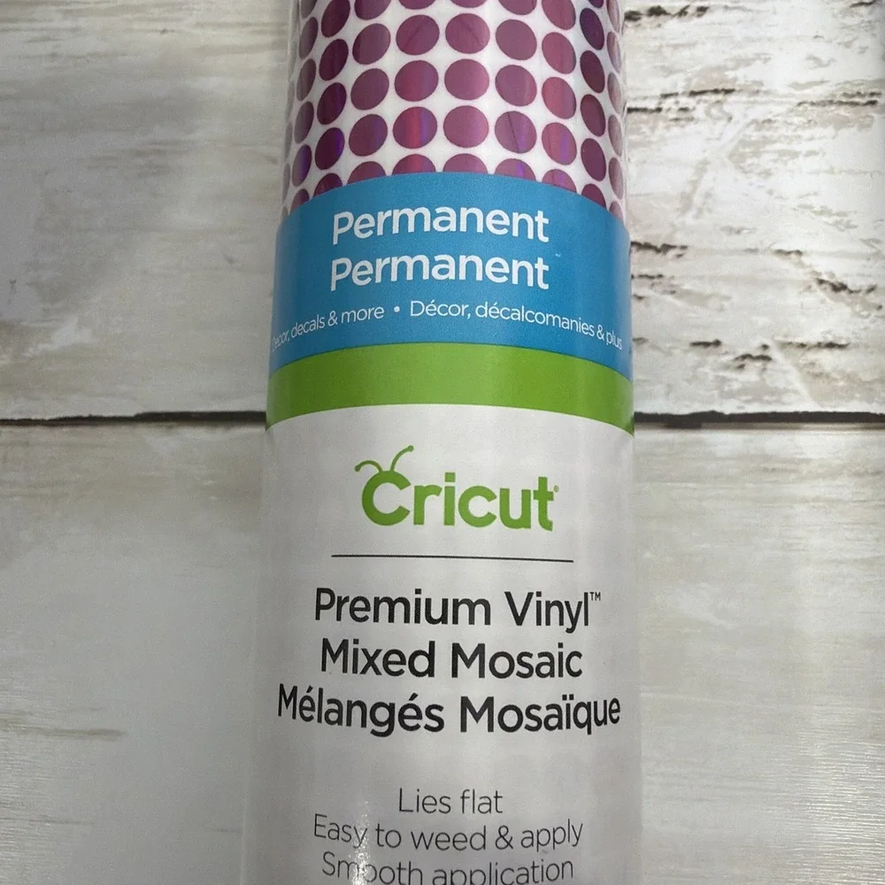 Cricut Permanent Premium Vinyl  Mixed Mosaic Unicorn Sampler Lot Of 4
